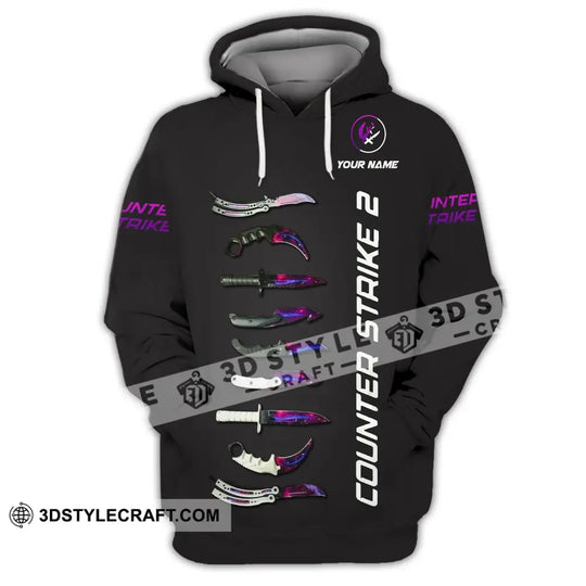 Unisex Shirt - Custom Name Shirt Counter Strike 2 style option 2