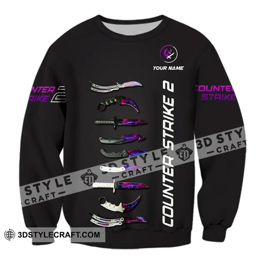 Unisex Shirt - Custom Name Shirt Counter Strike 2 style option 4