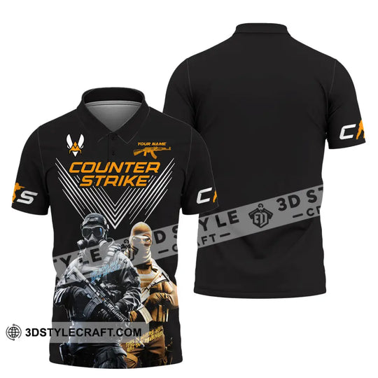 Unisex Shirt, Custom Name Counter Strike Game Shirt, Counter Strike Game T-Shirt, Gamer Gift style option 4