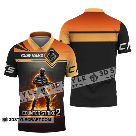 Unisex Shirt, Custom Name Counter Strike Game Shirt, Counter Strike Game T-Shirt, Gamer Gift style option 4