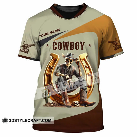 Unisex Shirt, Custom Name Cowboy Shirt, Cowboy Lover T-Shirt style option 2