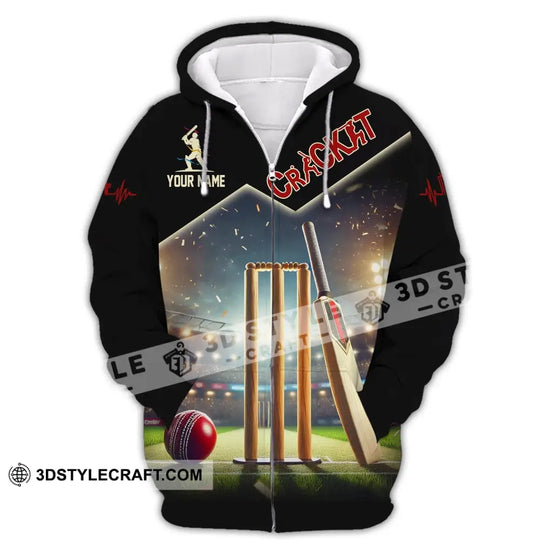 Unisex Shirt, Custom Name Cricket Shirt, Cricket Club Uniform, Cricket Hoodie T-Shirt style option 3