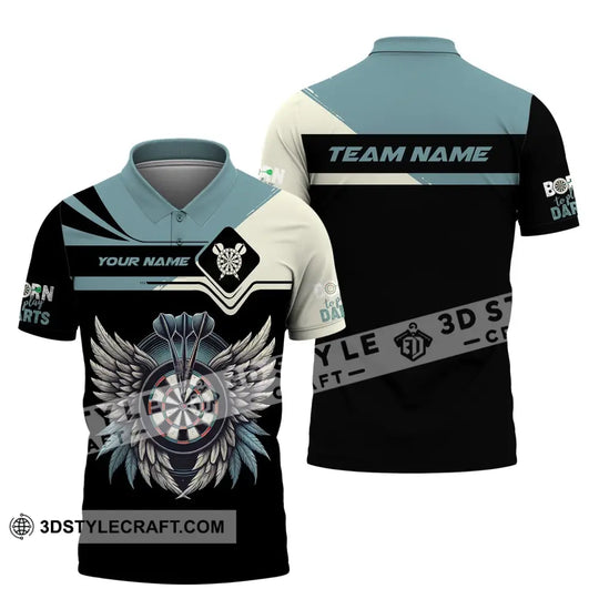 Unisex Shirt, Custom Name Dart Shirt, Darts T-Shirt, Gift for Darts Lover, Darts Gamer T-Shirt style option 4