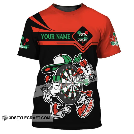 Unisex Shirt, Custom Name Dart Shirt, Darts T-Shirt, Gift for Darts Lover, Darts Gamer T-Shirt style option 2