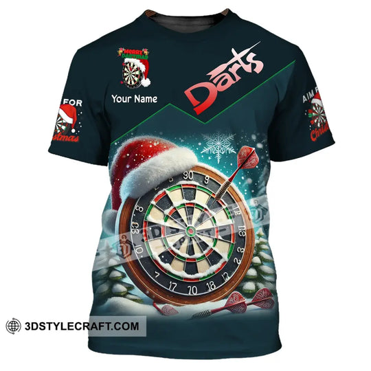 Unisex Shirt, Custom Name Dart Shirt, Darts T-Shirt, Gift for Darts Lover, Darts Gamer T-Shirt style option 2