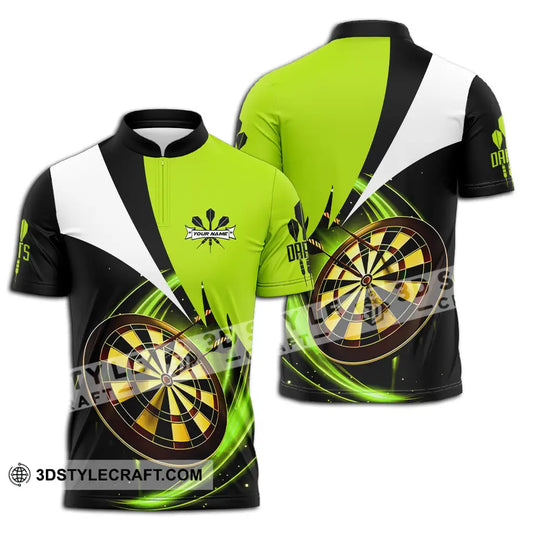 Unisex Shirt - Custom Name Darts Neon Shirt style option 2