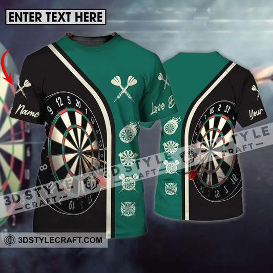 Unisex Shirt - Custom Name Darts Vintage Color T-Shirt