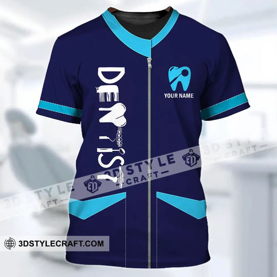 Unisex Shirt - Custom Name Dentist T-Shirt - Personalized Dental Shirt - Gift For Dentists style option 3