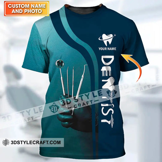 Unisex Shirt - Custom Name Dentist T-Shirt - Personalized Dentist Hoodie - Gift For Dentists style option 1