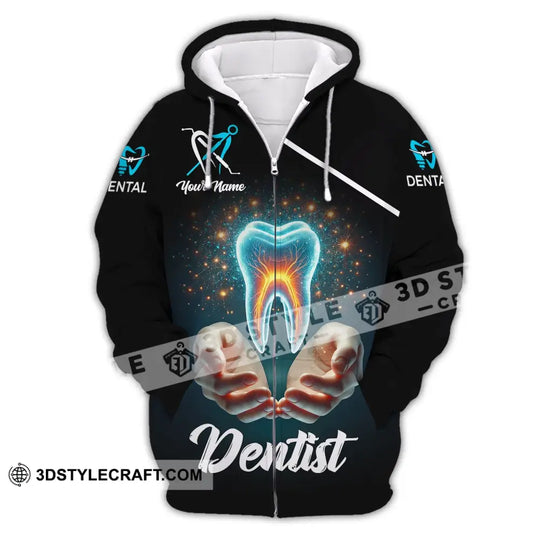 Unisex Shirt - Custom Name Dentist Shirt style option 3