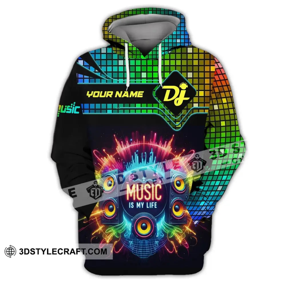 Unisex Shirt Custom Name Disc Jockey Dj Hoodie Polo Long Sleeve Gift For / S T-Shirt