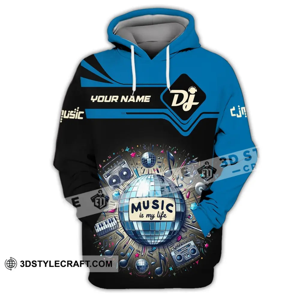 Unisex Shirt Custom Name Disc Jockey Dj Hoodie Polo Long Sleeve Gift For / S T-Shirt