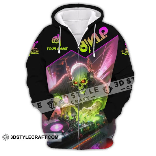 Unisex Shirt, Custom Name Disc Jockey Shirt, DJ Hoodie Shirt Polo Long Sleeve Shirt, DJ VIP style option 2