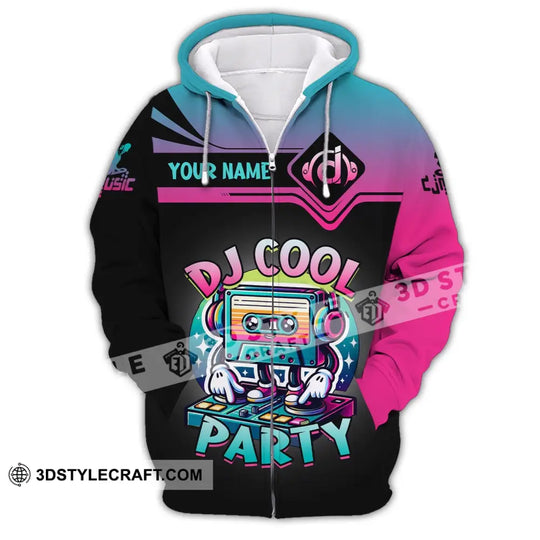 Unisex Shirt, Custom Name Disc Jockey Shirt, DJ Hoodie Shirt Polo Long Sleeve Shirt style option 3