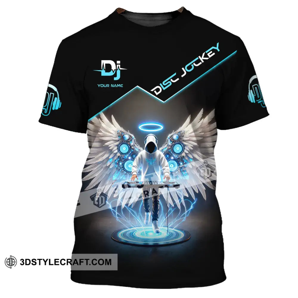 Unisex Shirt Custom Name Disc Jockey Gift For Dj T-Shirt / S T-Shirt