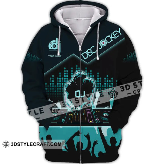 Unisex Shirt, Custom Name Disc Jockey T-Shirt, DJ Shirt, Gift For DJ style option 2