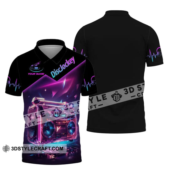 Unisex Shirt, Custom Name Disc Jockey T-Shirt, Music Lover Shirt, DJ Shirt style option 4