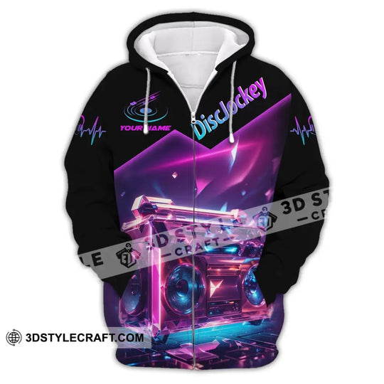 Unisex Shirt, Custom Name Disc Jockey T-Shirt, Music Lover Shirt, DJ Shirt style option 3