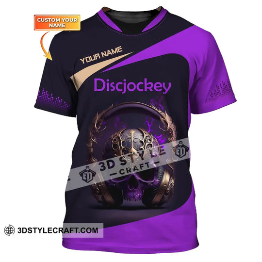Unisex Shirt, Custom Name Disc Jockey T-Shirt, Music Lover Shirt, Gift For DJ style option 1