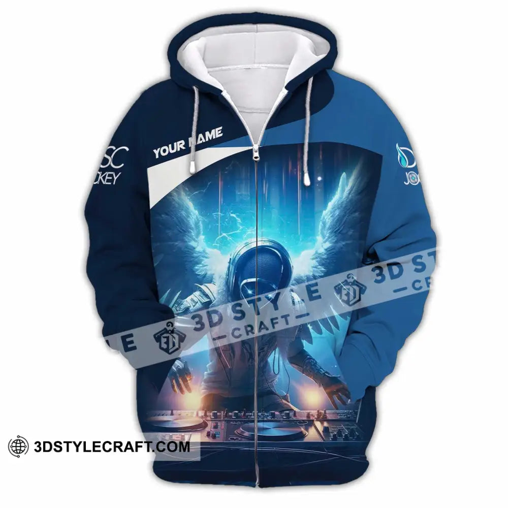 Unisex Shirt Custom Name Dj Gift For Zipper Hoodie / S T-Shirt