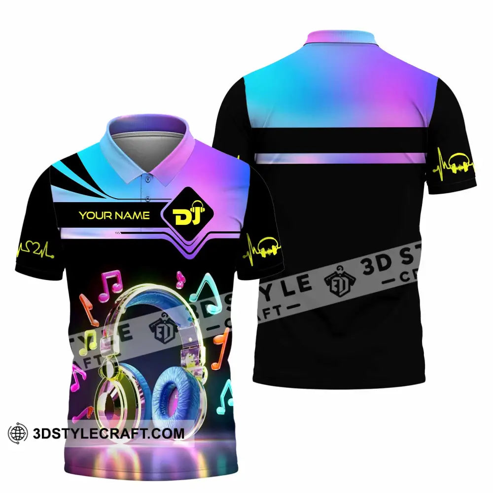 Unisex Shirt Custom Name Dj Hoodie Polo Long Sleeve / S T-Shirt
