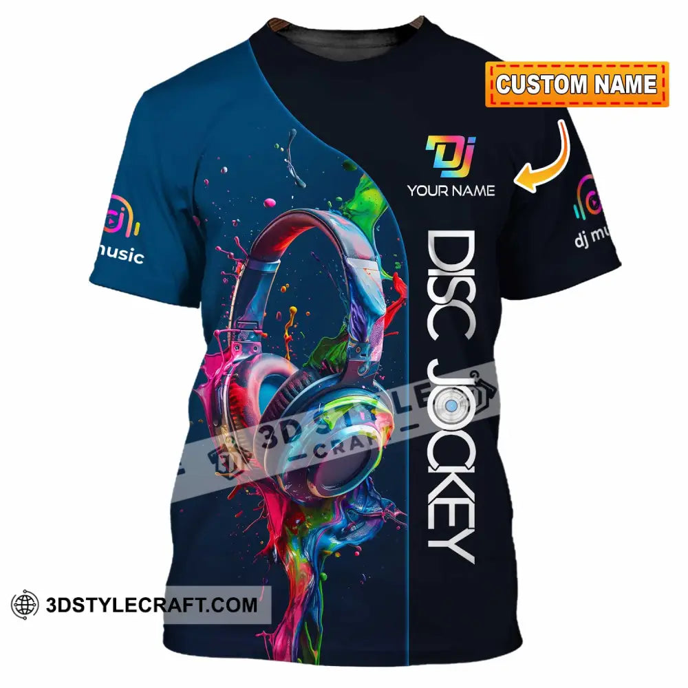 Unisex Shirt Custom Name Dj Hoodie Polo Long Sleeve T-Shirt