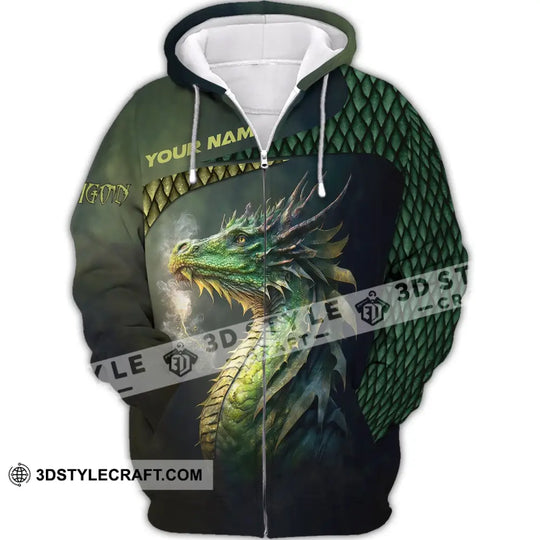Unisex Shirt, Custom Name Dragon T-Shirt, Dragon 3D Shirt, Dragon Lover Gift style option 3