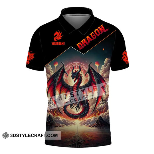 Unisex Shirt, Custom Name Dragon Shirt, Dragon T-Shirt Hoodie Long Sleeve Shirt style option 4