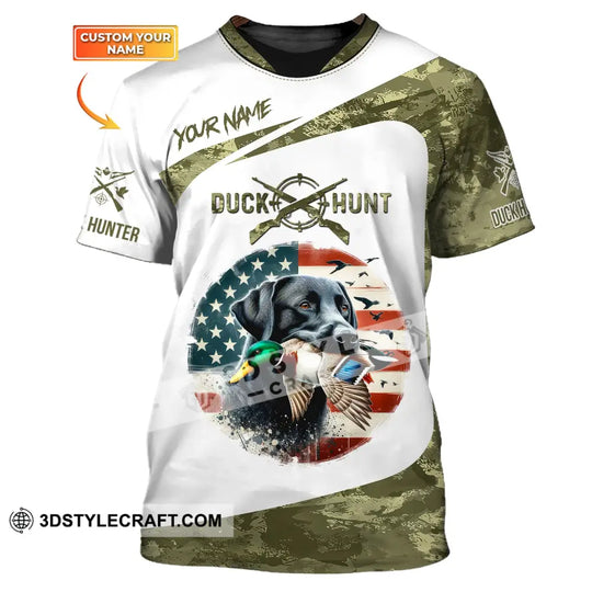 Unisex Shirt, Custom Name Duck Hunting Shirt, Duck Hunting Polo Long Sleeve Shirt, Gift for Duck Hunters style option 1