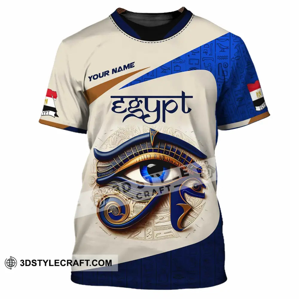 Unisex Shirt Custom Name Egypt Lover Gift T-Shirt / S T-Shirt