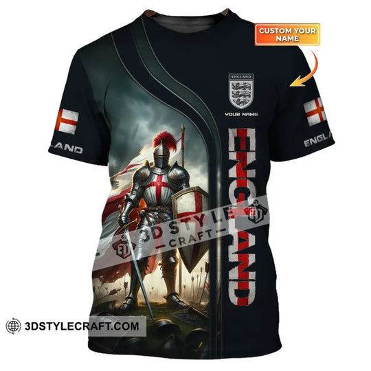 Unisex Shirt, Custom Name England Shirt, England Gift, English Pride style option 1