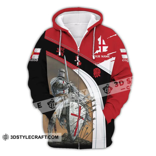 Unisex Shirt, Custom Name England Shirt, England Knight, English Hoodie, Gift for English style option 3
