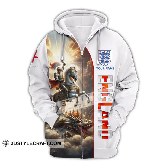 Unisex Shirt, Custom Name England Shirt, England Knight Shirt, Gift for English style option 3