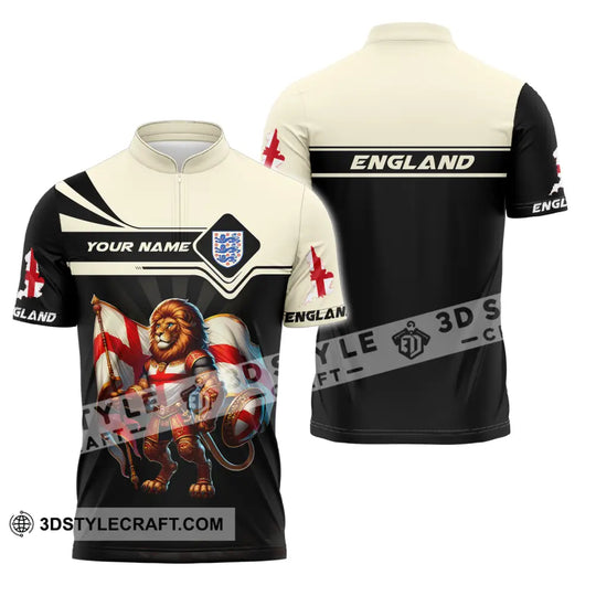 Unisex Shirt - Custom Name, England Lion Standing Shirt style option 4