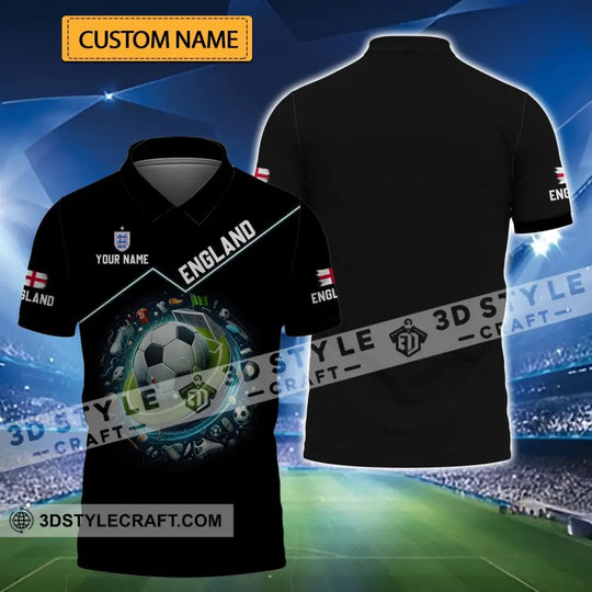 Unisex Shirt - Custom Name England Team Lover Shirt style option 1