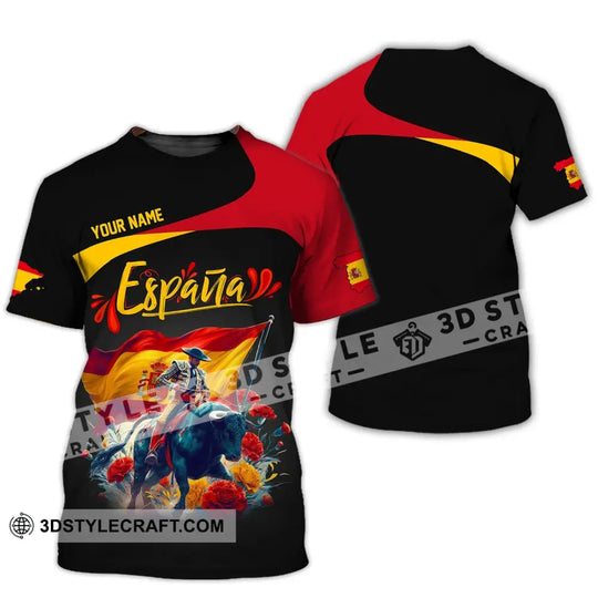 Unisex Shirt, Custom Name España Polo Shirt, Espana Hoodie Long Sleeve Shirt style option 2