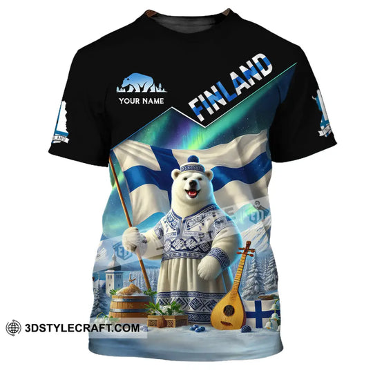 Unisex Shirt, Custom Name Finland Shirt, Finland T-Shirt, Finland Lover Gift style option 2