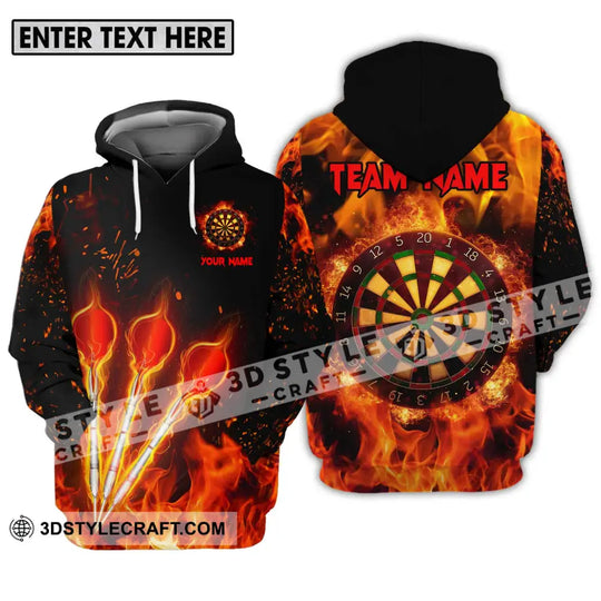 Unisex Shirt - Custom Name Fire Darts Shirt style option 3