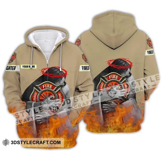 Unisex Shirt - Custom Name Fire Honor Shirt style option 2