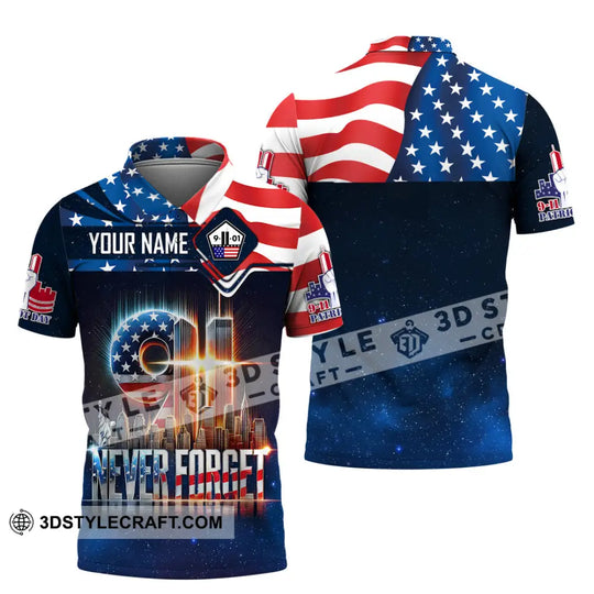 Unisex Shirt, Custom Name Firefighter Shirt, Firefighter Memorial Shirt, 911 Memorial Shirt style option 4