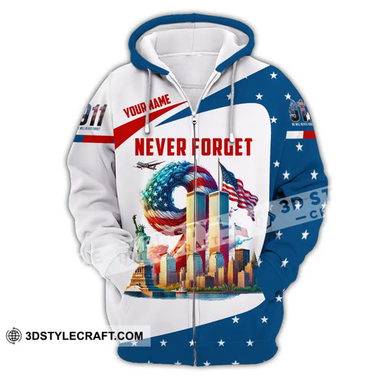 Unisex Shirt, Custom Name Firefighter Shirt, Firefighter Memorial, Fallen Firefighters 911 Memorial T-Shirt style option 3