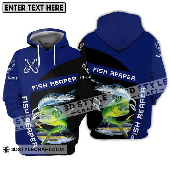 Unisex Shirt - Custom Name Fish Reaper Shirt style option 3