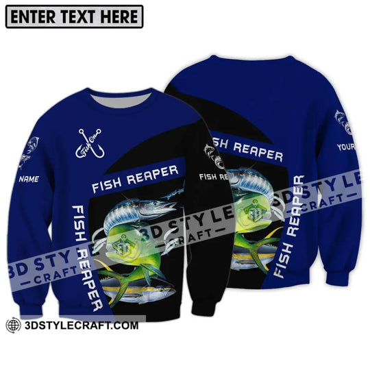 Unisex Shirt - Custom Name Fish Reaper Shirt style option 4
