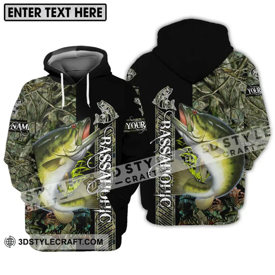 Unisex Shirt - Custom Name Fishing Shirt Bassa style option 3
