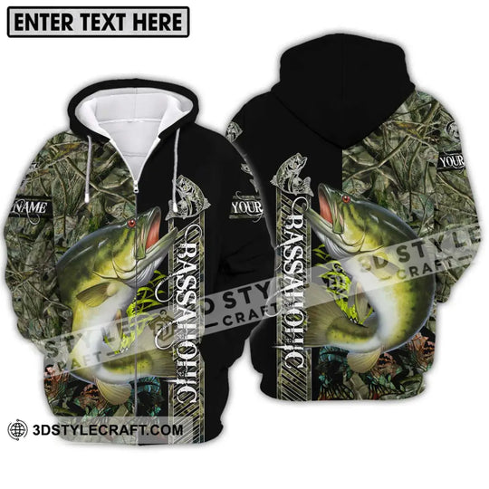 Unisex Shirt - Custom Name Fishing Shirt Bassa style option 2