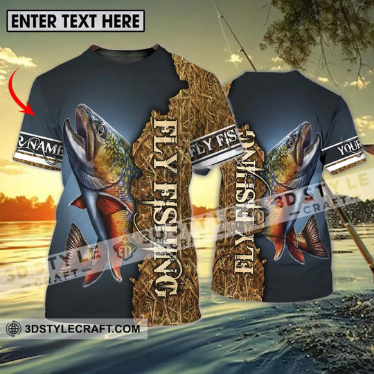 Unisex Shirt - Custom Name Fishing Shirt, Fly Fishing style option 1