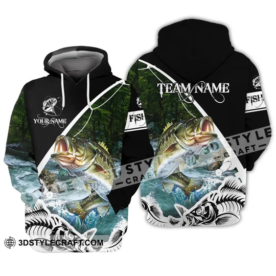 Unisex Shirt - Custom Name Fishing Lover Shirt, Hooking style option 2
