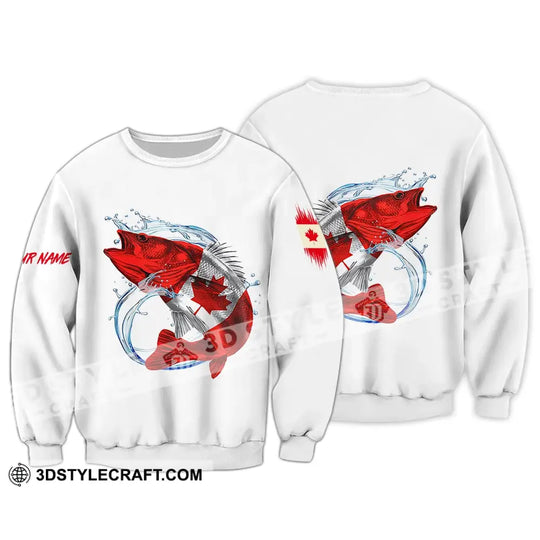 Unisex Shirt - Custom Name Fishing On Fishing Shirt, Canada style option 4