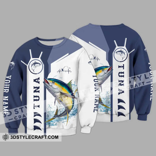 Unisex Shirt - Custom Name Fishing Shirt, Tuna Fishing style option 4