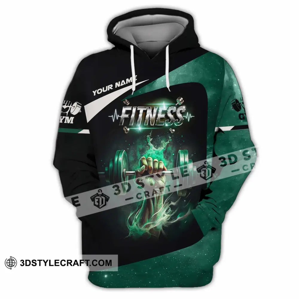 Unisex Shirt Custom Name Fitness Gym Lover Gift Hoodie / S T-Shirt